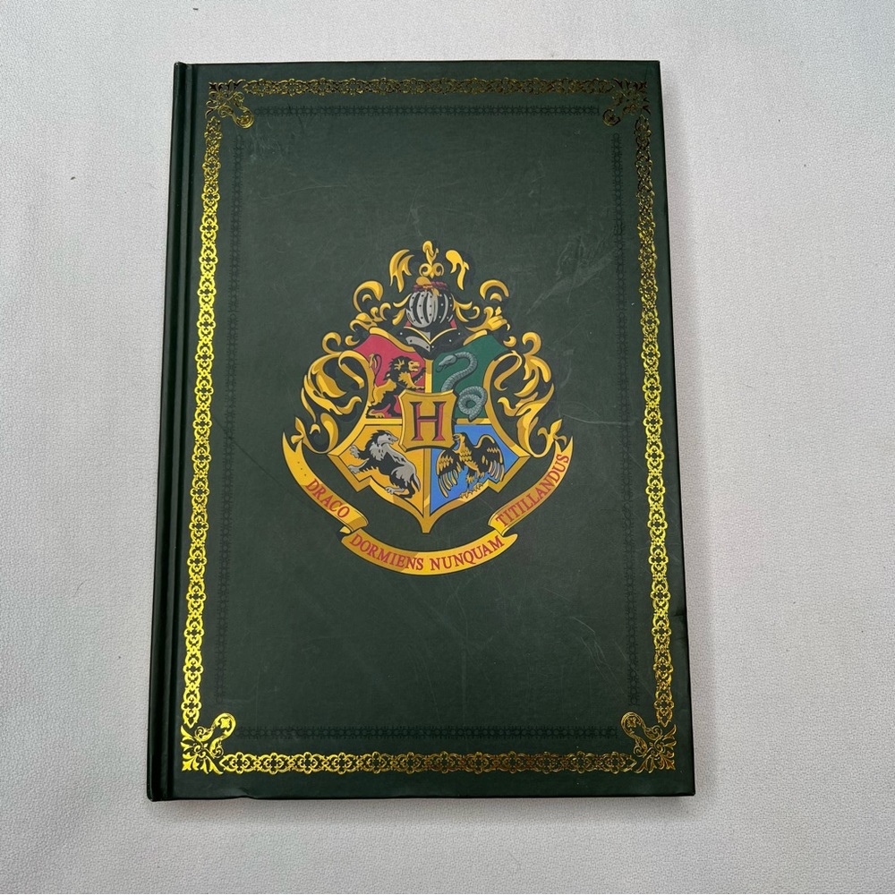 HARRY POTTER Paladone Green Hogwarts Notebook Draco.
